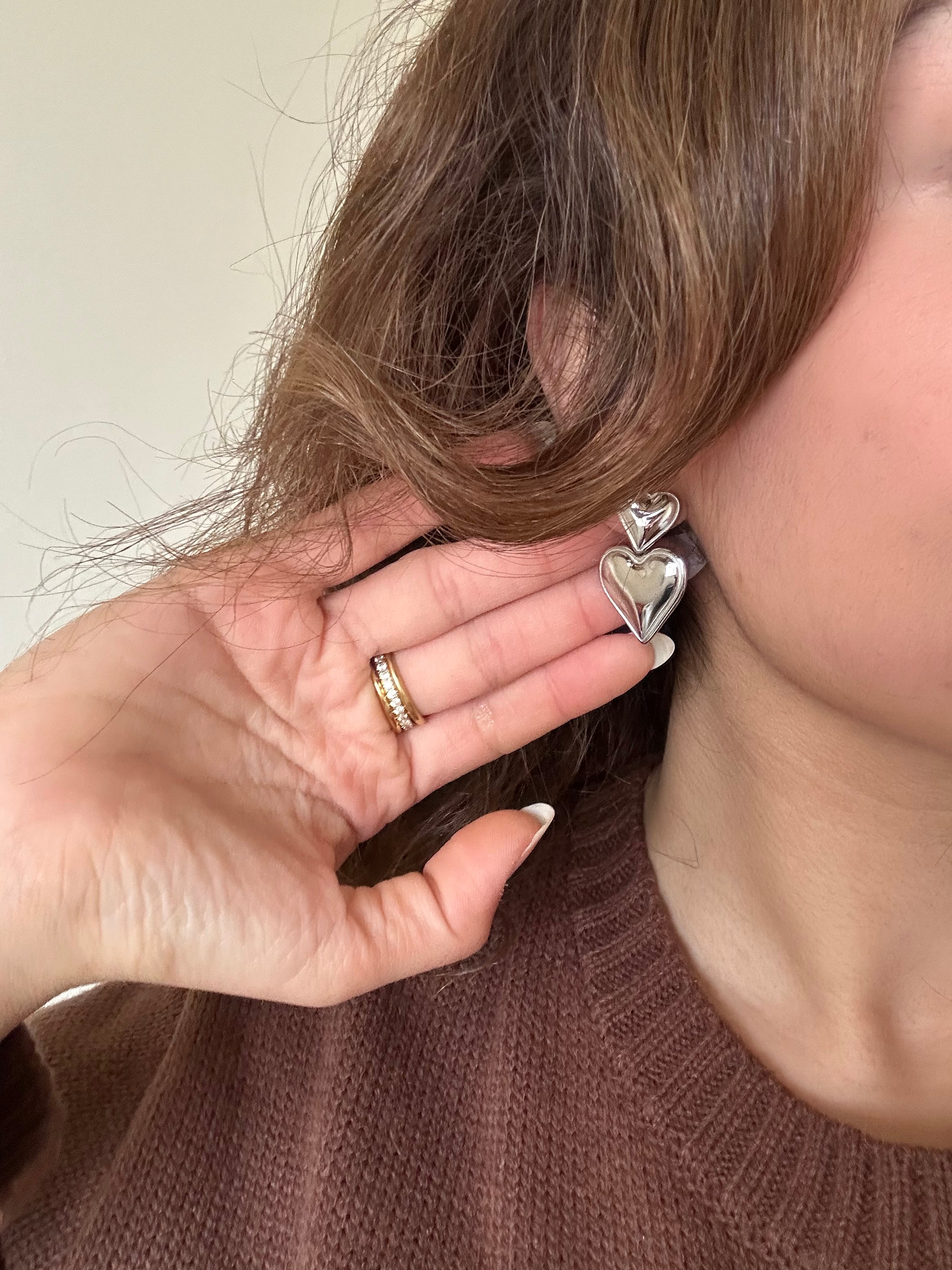 Lover Girl Earrings in Silver