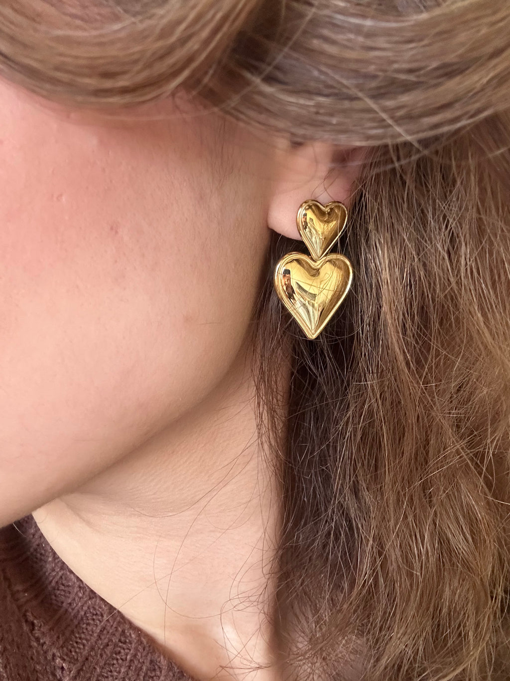 Lover Girl Earrings in Gold