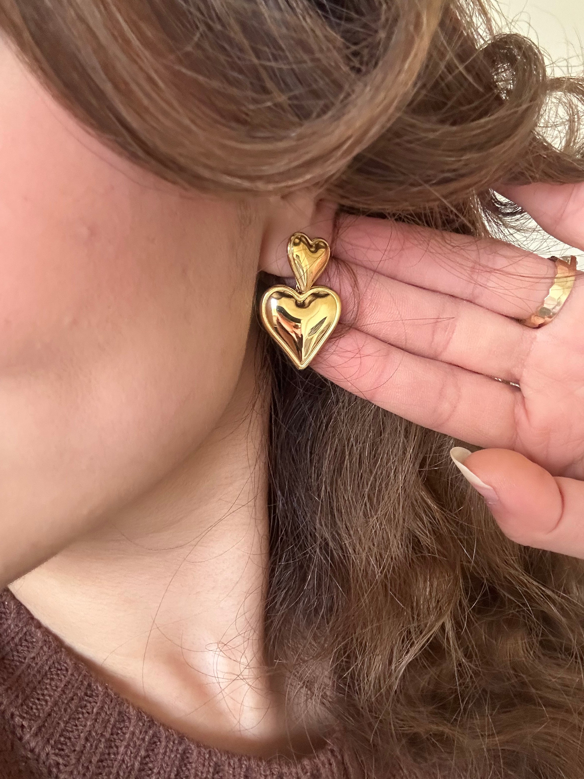 Lover Girl Earrings in Gold