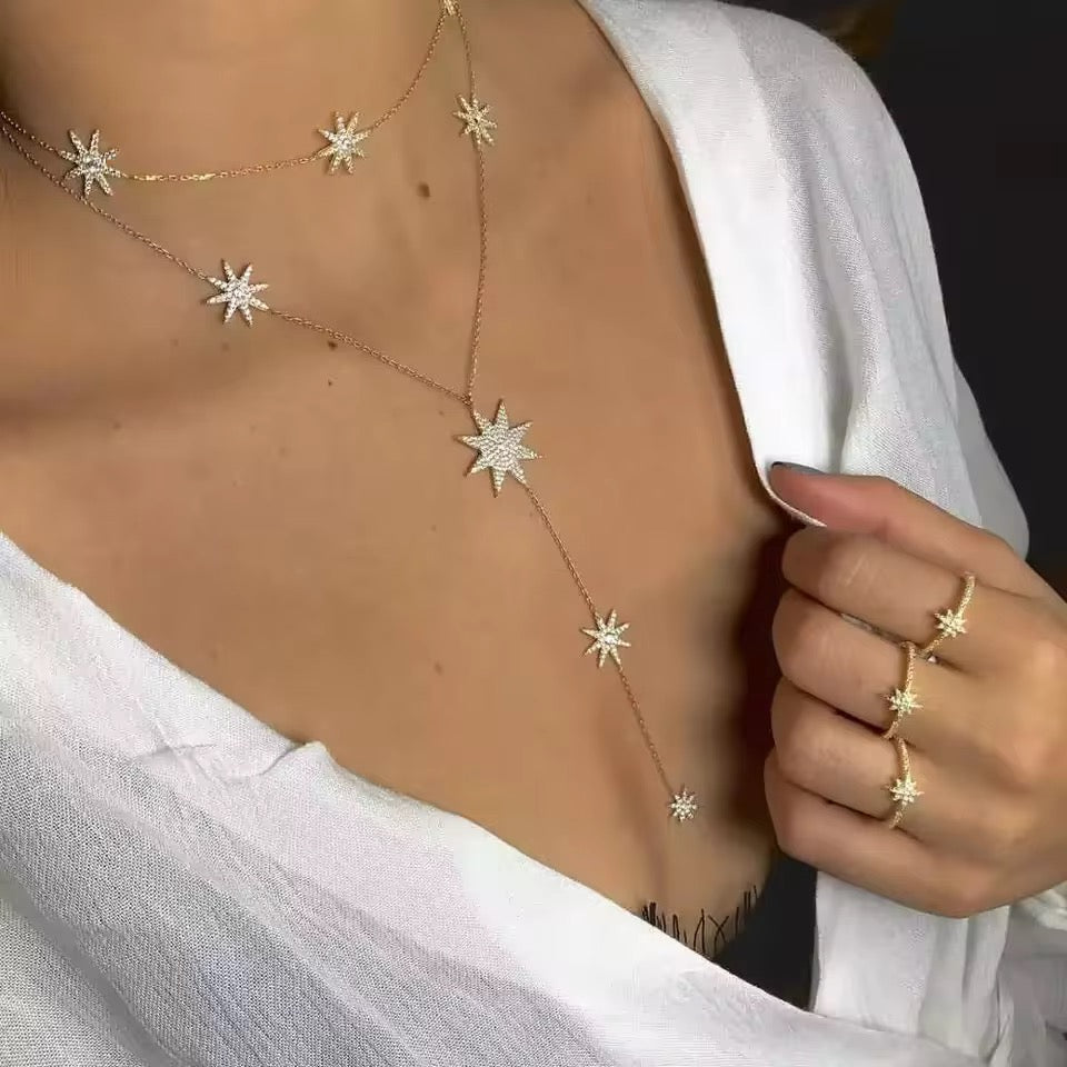 Star Girl Dropdown Necklace