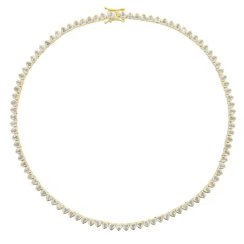 Sweetheart Tennis Necklace