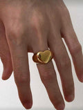 Heart Of Gold Ring