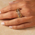 Linked Trio Ring