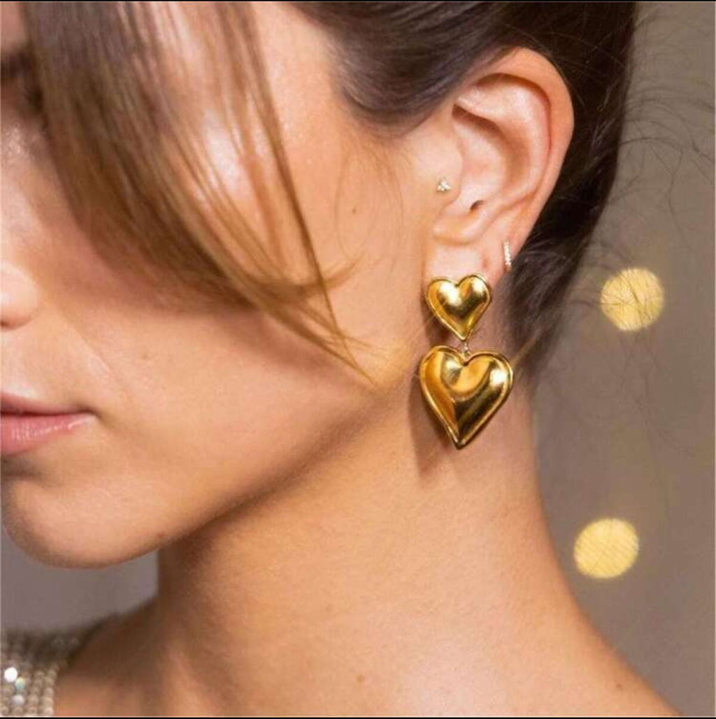 Lover Girl Earrings in Gold