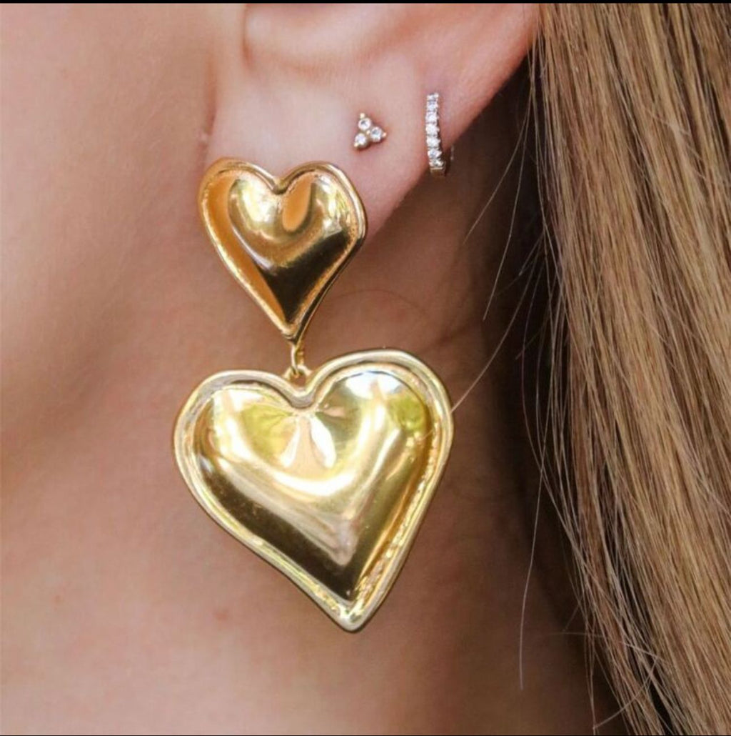 Lover Girl Earrings in Gold