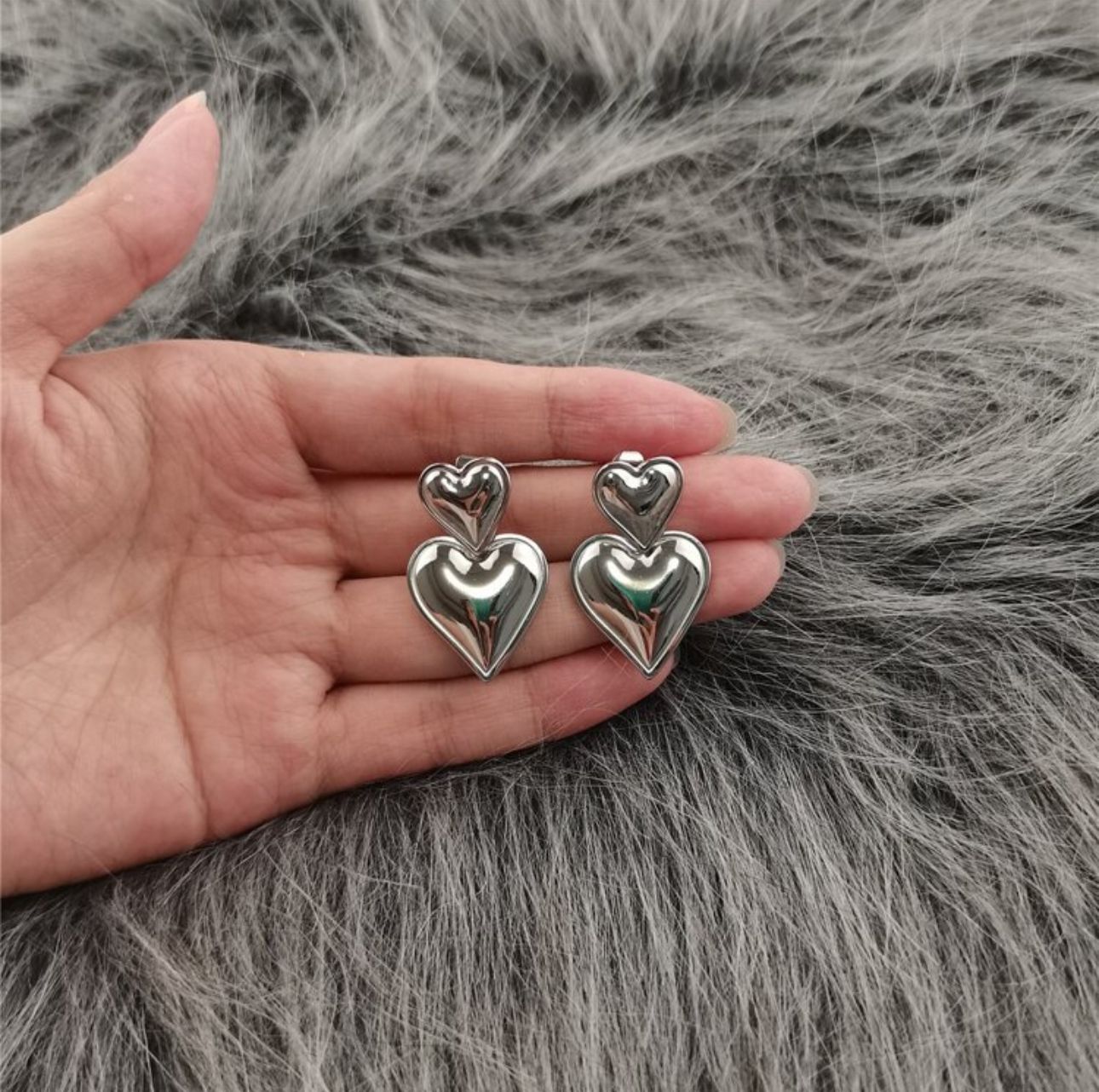 Lover Girl Earrings in Silver