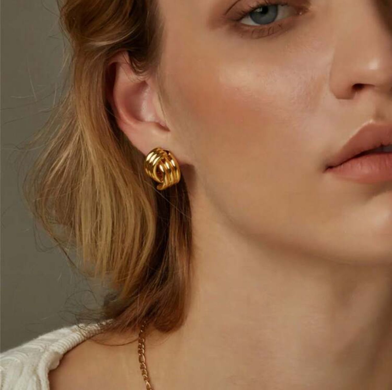 Triple Stranded Earrings