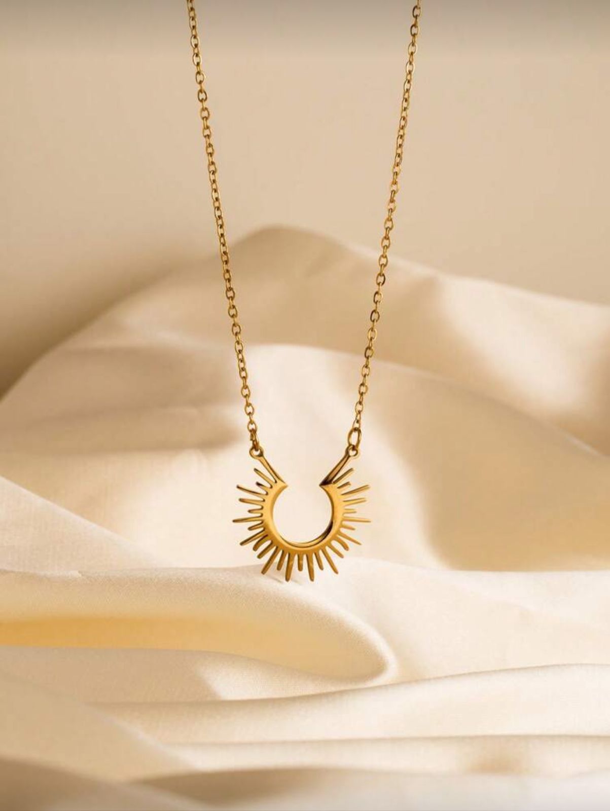 Golden Sun Necklace