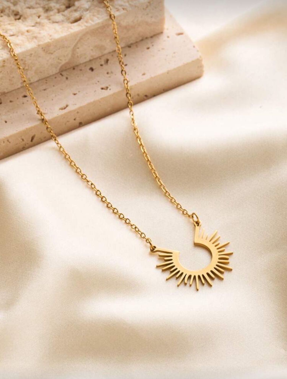 Golden Sun Necklace