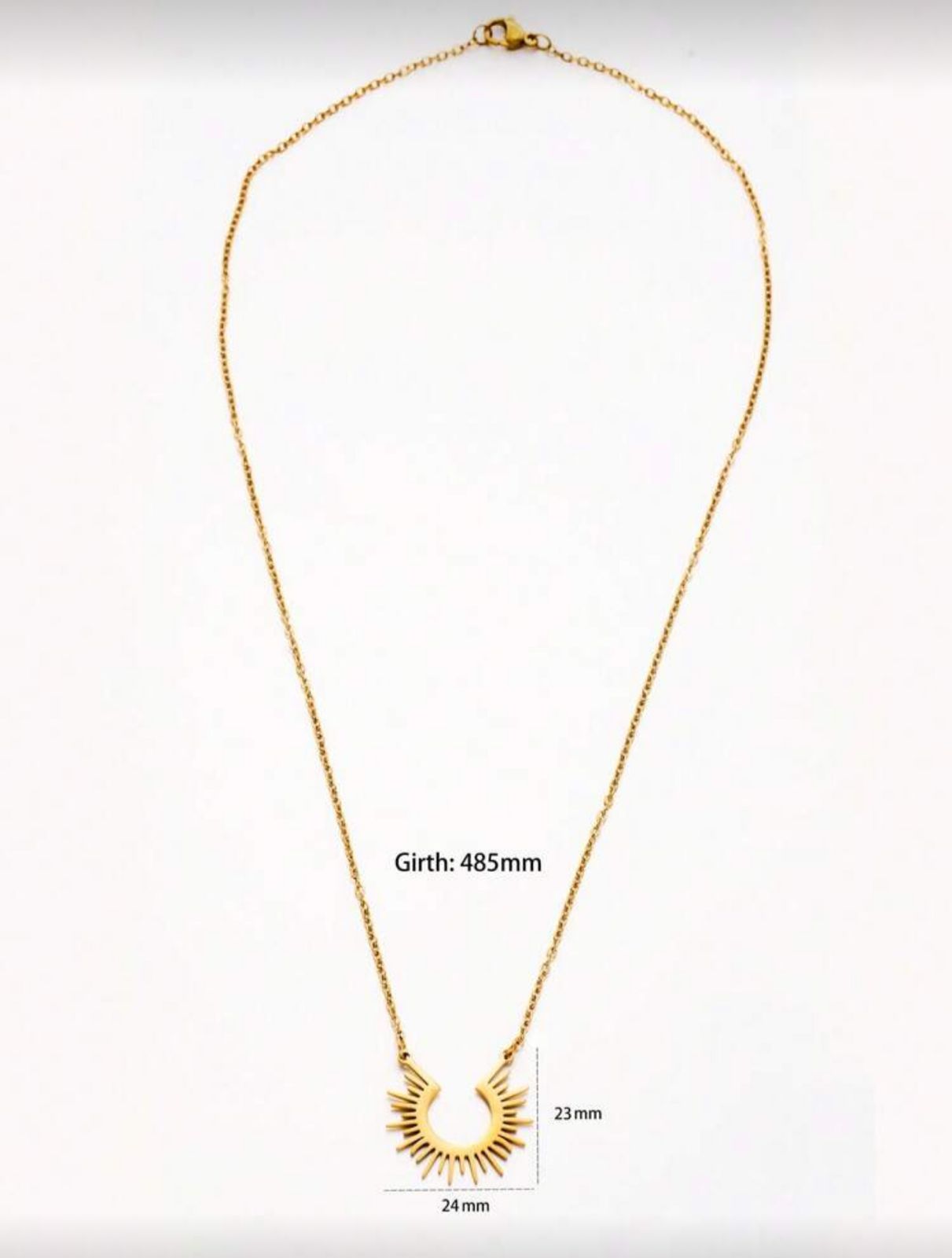 Golden Sun Necklace